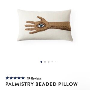 Jonathan Adler Palmistry Beaded Pillow